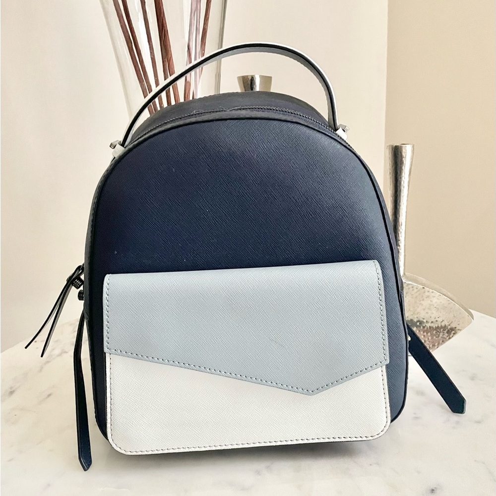 Botkier Blue Leather Backpack- LIKE NEW